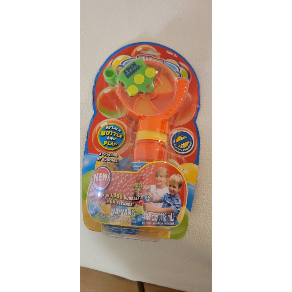 Ultra Spin bubbles with bubbles Orange NWT